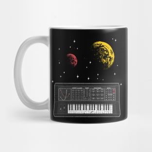 Synthesizer Space Synths Analog Modular Retro Gift Mug